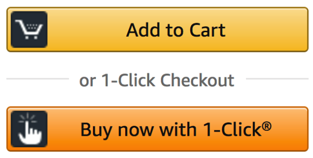 Przykład One-Click Checkout na stronie Amazon.uk