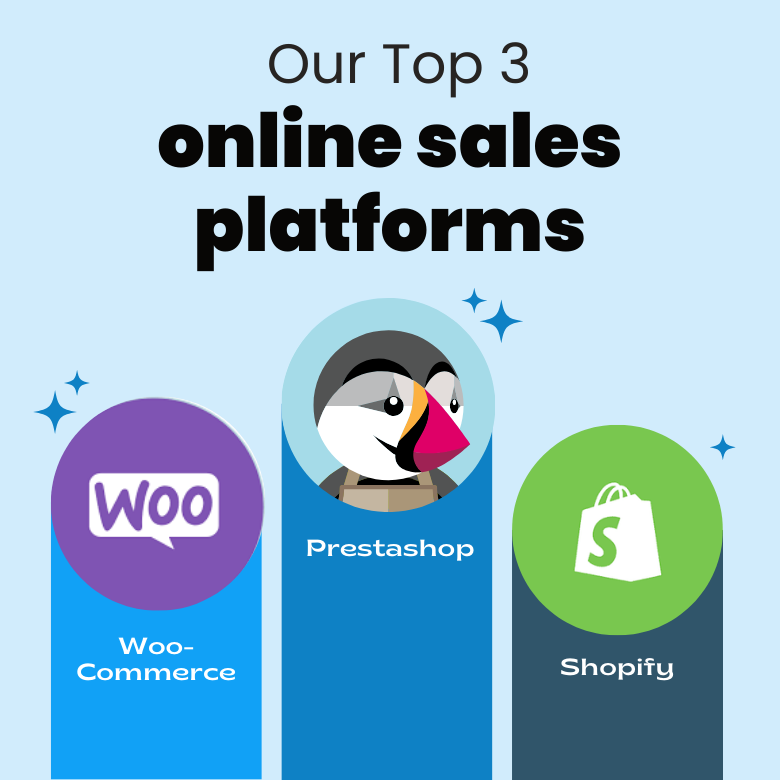 top 3 online sales platforms